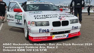 ADAC Hockenheim Historic 2024 Onboard Schnitzer Classic BMW 320i STW Tourenwagen Goldene Ära Race 2
