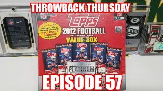 2012 Topps Football Value Box. Throwback Thursday EP 57