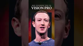 Mark Zuckerberg BRUTAL thoughts on the Apple Vision Pro #shorts