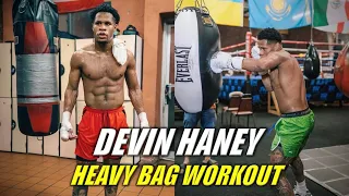 Devin Haney Heavy Bag Workout for Prograis Fight