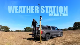 Installing a  Davis Vantage Pro 2 weather station