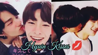 Hyunin/Hyunjeong kissing Compilation 💋| Hyunjin try not to kiss jeongin 🤭