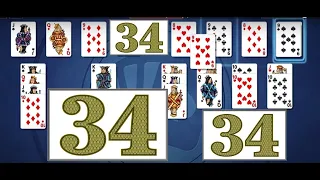 Microsoft Solitaire Collection | FreeCell | Hard | February 5 2015 | 34 moves!