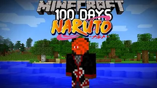 I Survived 100 Days in The NARUTO Minecraft Mod