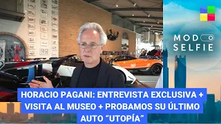 Horacio Pagani: Entrevista + Museo + Prueba del "Utopía" #ModoSelfie | Programa completo (14/04/24)