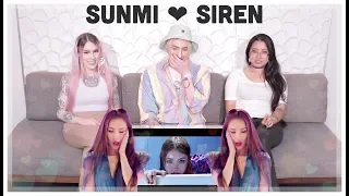 SUNMI(선미) - Siren(사이렌) REACTION! She's a queen!