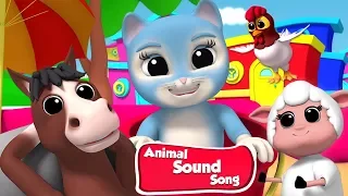 звук песня животных | звук песня животных | Animal Sound Song | Kids ABC TV Russia