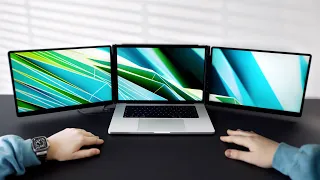 Wie funktioniert dieses Triple-Screen MacBook?