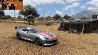 DODGE VIPER ACR 2016 1100HP Forza Horizon 5 Gameplay Using Logitech G920 Steering Wheel With Shifter