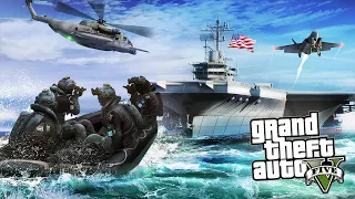 AIRCRAFT CARRIER RAID in GTA 5 Online!