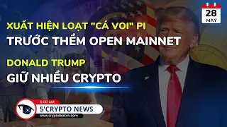 [5 Phút Crypto] - Xuất Hiện Loạt "Cá Voi" Pi Trước Thềm Open Mainnet - Donald Trump Giữ Nhiều Crypto