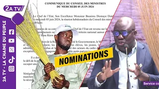 Conseil des ministres: Ahmed AIDARA sur la liste des dernières nominations