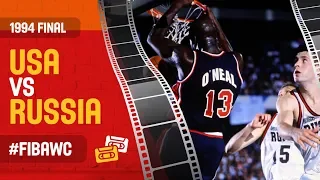 USA ft. Shaq vs Russia - Final - HIGHLIGHTS - FIBA Basketball World Cup 1994