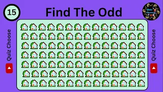 🕵️‍♂️Find the Odd Emoji Game! Can You Spot the Sneaky One | Find the Odd Out | Emoji | Quiz Choose
