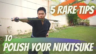 Improve your Iaido Quick Draw (Nukitsuke) with these 5 rare tips | Namazu Saiken How to Nukitsuke