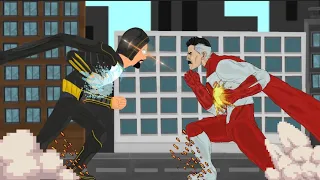 Black Adam vs omni-man dc2