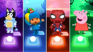 Bluey Bingo 🆚 Pocoyo 🆚 Peepa Pig 🆚 Funko Pop Marvel. 🎶🎶 Who Is Best ??