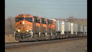 Fast Z-Trains on the BNSF Railway! Compilation 1 - 2022