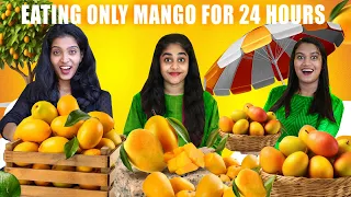 EATING ONLY MANGO FOR 24 HOURS CHALLENGE 🤩 | PULLOTHI