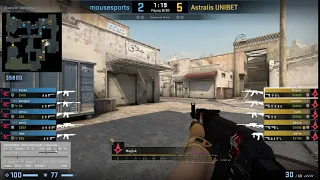 Smoke mid// Magisk POV Astralis-vs-mousesports [de_dust2]