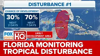 Florida On Alert As Threat Of Tropical Development Grows In Gulf of Mexico