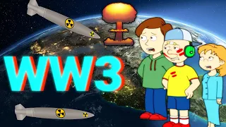 Caillou survives World War 3/Nuclear Attack/Escaped