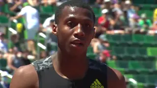 17 year old Knighton beats Noah Lyles in 200 heat, both advance to semis NBC Sports