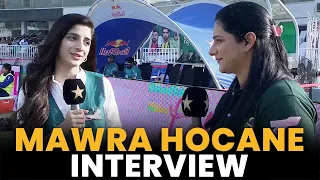 Mawra Hocane Interview | Amazons vs Super Women | Match 3 | Women's League Exhibition | MI2A