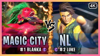 SF6 ▰  Ranked #1 Blanka (Magic City) Vs. Ranked #2 Luke (NL)『Street Fighter 6』