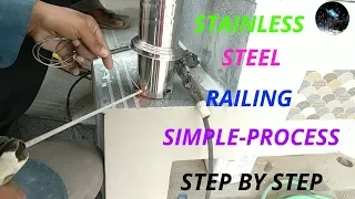 all tips steel railing installation || How to install stainless steel railing