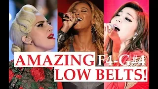 Female Famous Singers AMAZING LOW BELTS!! (F4-G#4)