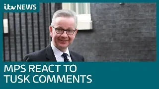MPs react to ‘special place in hell' Brexit comment | ITV News