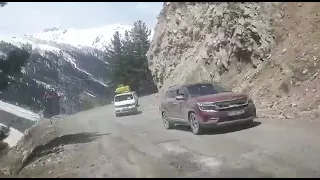 #live accident at zojila pass