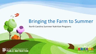 NC Farm to Summer 2023 Training 062023a
