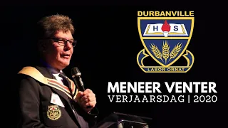 Hoërskool Durbanville | Mnr. Venter Verjaarsdag 2020