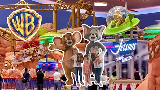 World's LARGEST Indoor Theme Park! Warner Bros Abu Dhabi VLOG