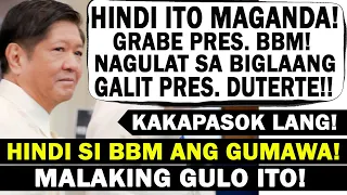 BREAKING NEWS! PRES. BONGBONG MARCOS! NAGULAT SA GINAWA PRES DUTERTE KAY PRES. MARCOS! SALAMAT BBM!