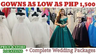 Divisoria Gowns As Low As P1,500 | January 2020 Price Update