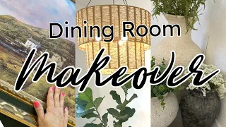 DIY DINING ROOM MAKEOVER EXTREME THRIFTED MODERN COZY COTTAGE BEFORE & AFTER REVEAL