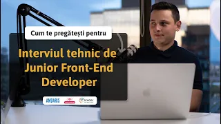 Interviul tehnic de 👨🏻‍💻 Junior Front-End Developer? | Amdaris România | #Livestream 1 #ITSchool