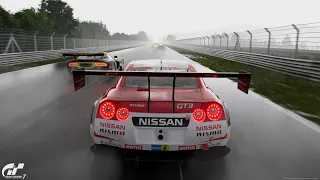 Gran Turismo 7 | Nissan GT-R Nismo GT3 '14 - Nürburgring 24H Fog + Rain [4KPS5]