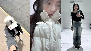 day at work vlog 🫧 | working at a kpop store, clothing hauls, nighttime routine