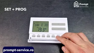 Programarea termostatului Computherm Q7RF | Tutorial Prompt Service Clima