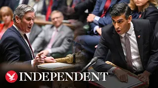 Watch again: Rishi Sunak faces Keir Starmer at PMQs as Tories threaten to rebel over housing policy