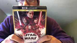 Star Wars The Last Jedi 4K Ultra HD Blu-Ray Unboxing