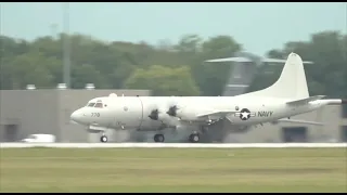 Air Force F-15's, Navy P-3's and P-8's Evacuate to Wright-Patterson AFB, Ohio