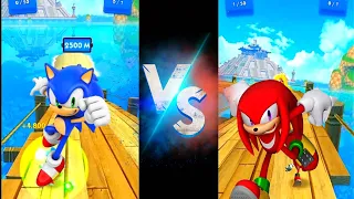 Sonic vs knuckle Best Running Ever: Sonic Dash Endless Running 💥