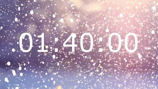 100 Minute Winter Timer with Relaxing Music and Alarm