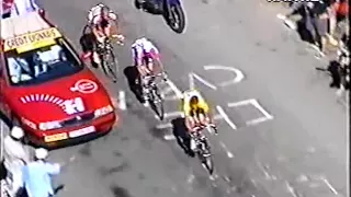 Tour 1998 11^ Bagnères de Luchon - Plateau de Beille [M.Pantani/R.Meier/B.Julich]