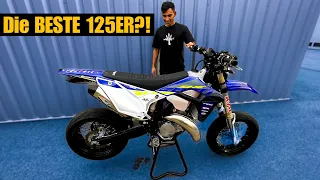 ICH TESTE DIE SHERCO 125 2TAKT |SUPERMOTO😍